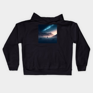 Starry Night Dreams Kids Hoodie